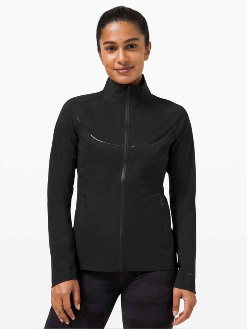 LULULEMON | Fast And Free black lightweight running jacket/windbreaker